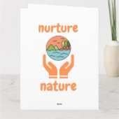Nurture of nature, life quotes  カード (裏面)