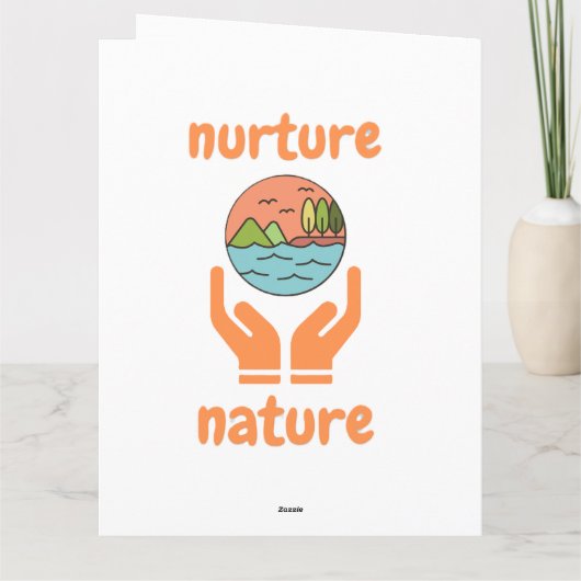 Nurture of nature, life quotes  カード (裏面)
