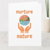 Nurture of nature, life quotes  カード (正面)