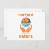 Nurture of nature, life quotes  シーズンポストカード (正面/裏面)