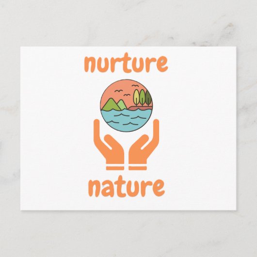 Nurture of nature, life quotes  シーズンポストカード (正面)