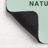 Nurture Your Nature Minimal Motivational Mouse Pad マウスパッド (コーナー)