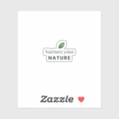 Nurture Your Nature Minimal Motivational Sticker シール (シート)
