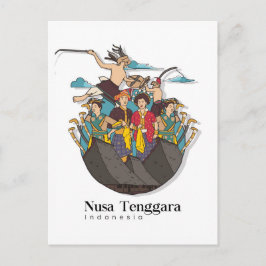 Nusa Tenggara Indonesia Travel ポストカード