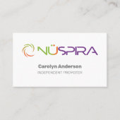 NuSpiraホワイト名刺 名刺 (正面)