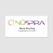 NuSpira名タグ 名札 (正面)