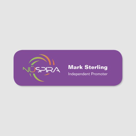 NuSpira名タグ 名札 (正面)
