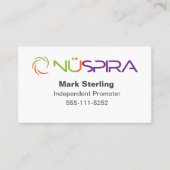NuSpira名刺 名刺 (正面)