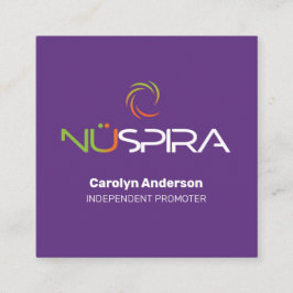 NuSpira Purple名刺 スクエア名刺