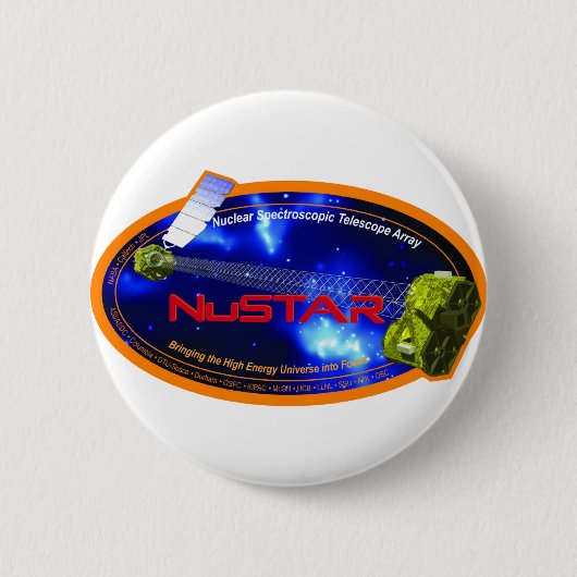 NuSTAR (核分光望遠鏡の配列) 缶バッジ (正面)
