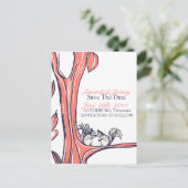 Nut About You Squirls日付を保存 案内ポストカード (スタンド正面)