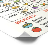 Nut Free Meal Prep for school lunches ポスター (角)