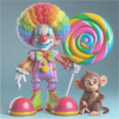 Nutasha Usによるサルとのピエロ シール (正面)