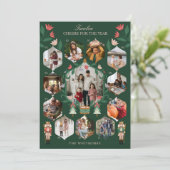 Nutcracker年レビュー12家族の写真の瞬間 シーズンカード (スタンド正面)
