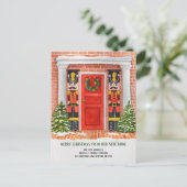 Nutcracker新しいホームムービングアナウンスメントハガキ シーズンポストカード (スタンド正面)