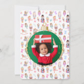 Nutcracker誕生日写真ありがとう 招待状 (裏面)