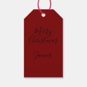 Nutcracker ギフトタグ (裏面)