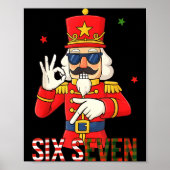Nutcracker 67 Six Seven Christmas Meme Humor Men W ポスター (正面)