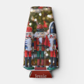 Nutcracker Add Name Christmas Gift ボトルクーラー (正面)