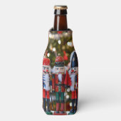 Nutcracker Add Name Christmas Gift ボトルクーラー (ボトル正面)