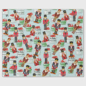 Nutcracker Add To And From Namesラッピング紙 ラッピングペーパー (フラット)