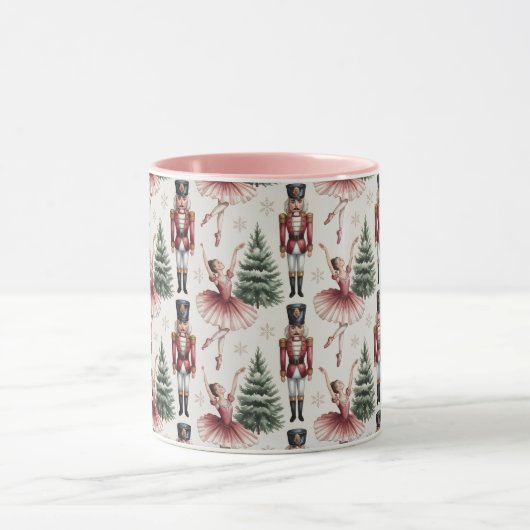 Nutcracker Ballerina ballet dancer christmas tree  マグカップ (中央)