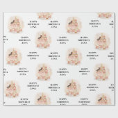 Nutcracker Ballerina Birthday ラッピングペーパー (フラット)