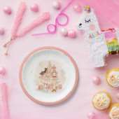 Nutcracker Ballerina Christmas ペーパープレート (パーティー)