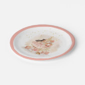 Nutcracker Ballerina Christmas ペーパープレート (アングル)