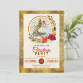 Nutcracker Ballet Ballerina - Christmas Party シーズンカード (スタンド正面)
