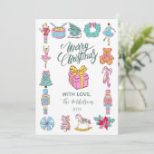 Nutcracker Ballet Christmas シーズンカード (スタンド正面)