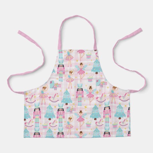 Nutcracker Ballet Christmas Girl Holiday Kids エプロン (正面)