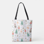 Nutcracker Ballet Christmas Images Tote トートバッグ (裏面)