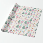 Nutcracker Ballet Christmas Wrapping Paper ラッピングペーパー (アンロールド)