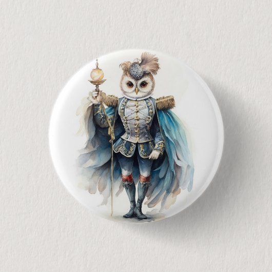 Nutcracker Ballet, Drosselmeyer Owl 缶バッジ (正面)