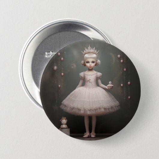 Nutcracker Ballet Fashion-Sugar Plum Fairy 缶バッジ (正面&裏面)