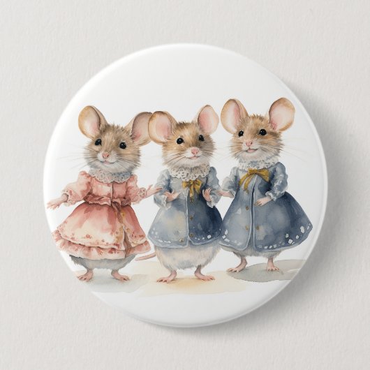 Nutcracker Ballet Mice 缶バッジ (正面)