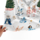 Nutcracker Ballet Nostalgic Christmas  フリースブランケット