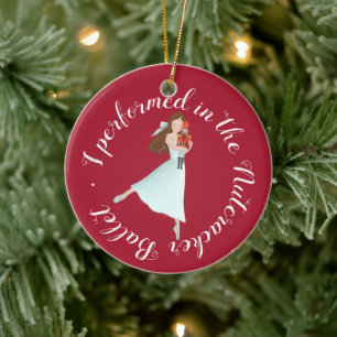 Nutcracker Ballet Performance Personalized セラミックオーナメント