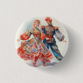 Nutcracker Ballet, Russian Dancers 缶バッジ (正面)