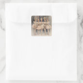 Nutcracker Ballet, The Mirliton Dancers スクエアシール (バッグ)