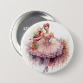 Nutcracker Ballet,Waltz of the Flowers 缶バッジ (正面&裏面)