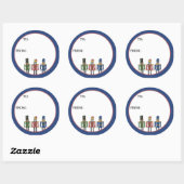 Nutcracker Bigfoot ラウンドシール (シート)