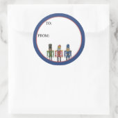 Nutcracker Bigfoot ラウンドシール (バッグ)