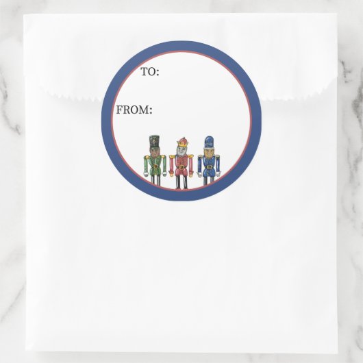 Nutcracker Bigfoot ラウンドシール (バッグ)