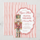 Nutcracker Birthday Sugar Plum Ballet Invitation 招待状 (正面/裏面)