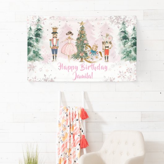 Nutcracker Birthday Sugar Plum Party 横断幕 (インサイチュ)