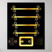 Nutcracker Character Soldier Costume Uniform Funny ポスター (正面)