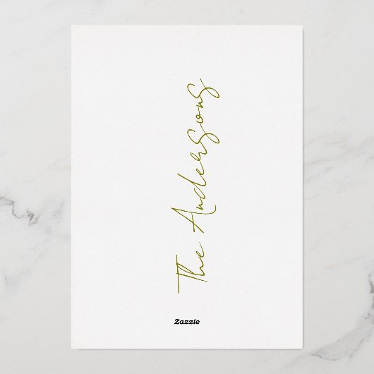 Nutcracker christmas 箔シーズンカード (裏面)