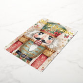 Nutcracker christmas 箔シーズンカード (回転した状態)